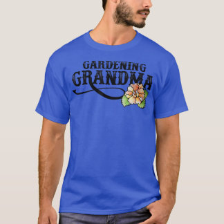 Camiseta de jardinagem da vovó