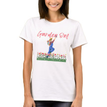 Camiseta de jardinagem feminina