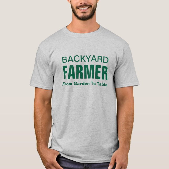 Camiseta de jardinagem masculina (Frente)