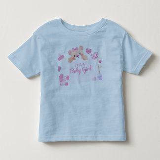 Camiseta de Jersey 'É uma Menina' para crianças pe