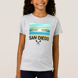 Camiseta de Jersey Feminina San Diego Design