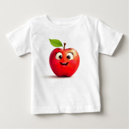 Camiseta de Jersey Fina Apple Impressa