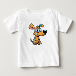Camiseta de Jersey Fina de Cachorrinho Divertido B