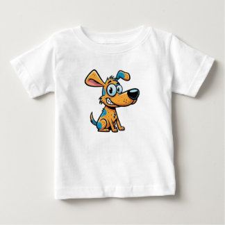Camiseta de Jersey Fina de Cachorrinho Divertido B