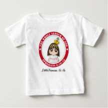 Camiseta de Jersey Fina Little Princess Ai Ai Baby