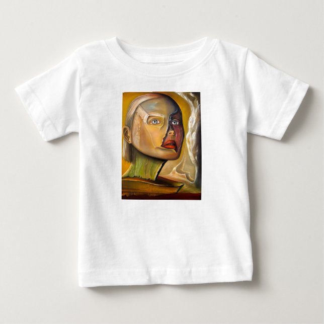 Camiseta de Jersey Fina para Bebê (Frente)