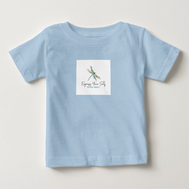 Camiseta de Jersey Fina para Bebê (Frente)