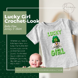 Camiseta de Jersey Fina para Bebê com Aparência de