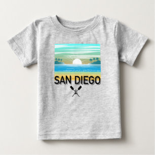 Camiseta de Jersey Fina para Bebê - San Diego Desi