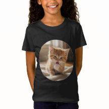 Camiseta de Jersey Fina para Meninas