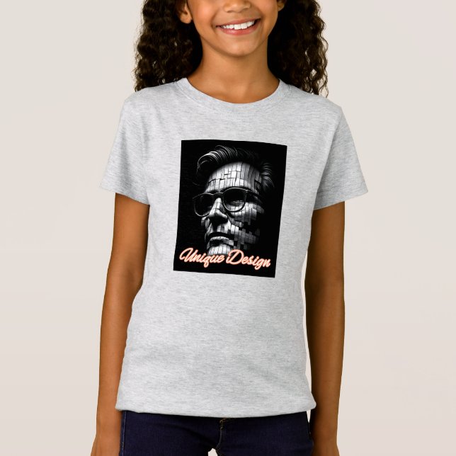 Camiseta de Jersey Fina para Meninas (Frente)