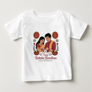 Camiseta de Jersey Fina Raksha Bandhan Baby