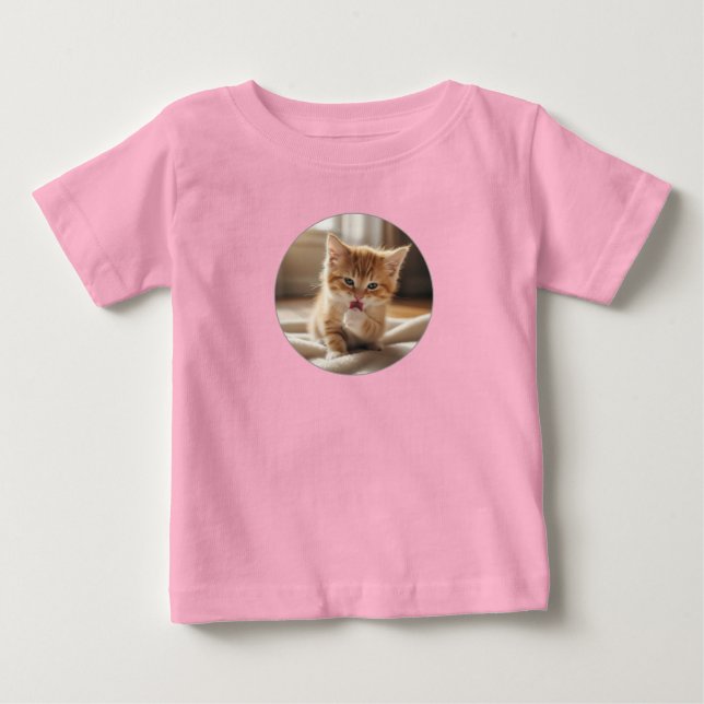 Camiseta de Jersey Fino para Bebê (Frente)