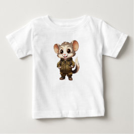 Camiseta de Jersey Fino para Bebê com Possum de De