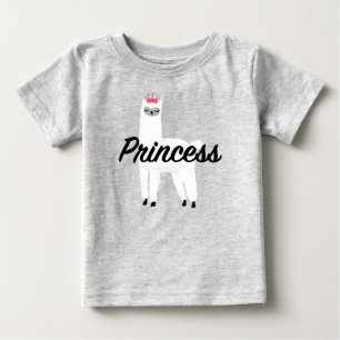 Camiseta de Jersey Fino para Bebê - Design Princes
