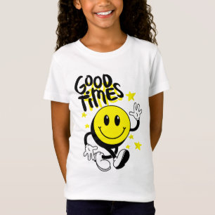 Camiseta de Jersey Fino para Meninas 'Good Times'
