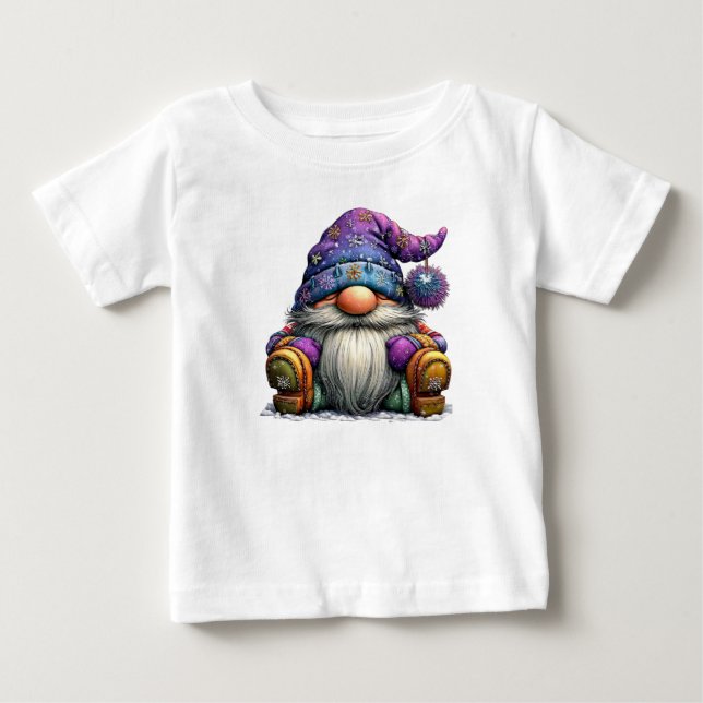 Camiseta de Jersey Gronme de Natal para Crianças (Frente)