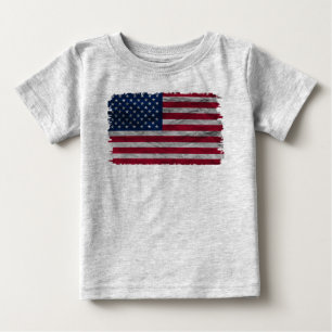 Camiseta de Jersey Infantil Bandeira Americana Vin