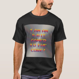 Camiseta De Jogador De 8 Bits De Arcade Clássica