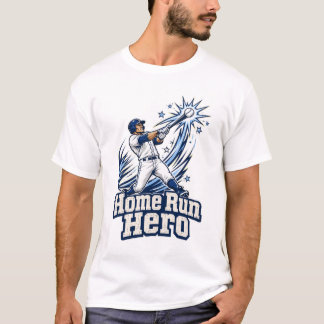 Camiseta de Jogador de Beisebol Herói de Home Run