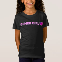 Camiseta de Jogadora do Coração de Pixel