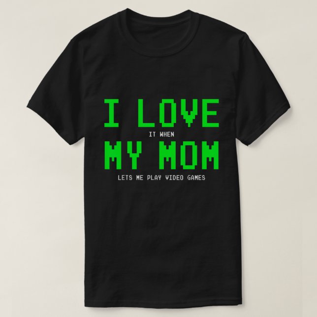 Camiseta de Jogo da Mamãe - Camiseta Divertida de  (Frente do Design)