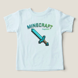 Camiseta de jogo Minecraft Inspirada Espada Pixel