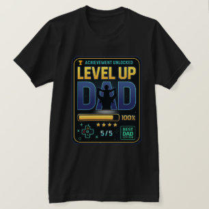 Camiseta de jogos para Pai de nível superior   Con
