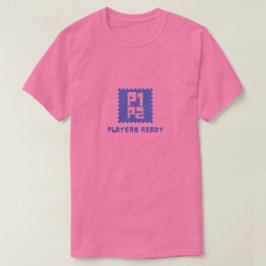 Camiseta de Jogos Retrô Player Um Pronto