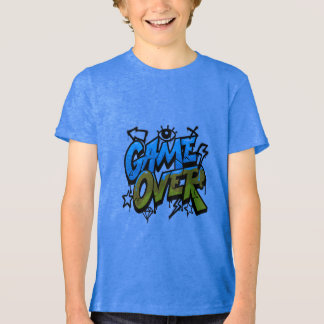 Camiseta de Jovem Jogador Game Over 