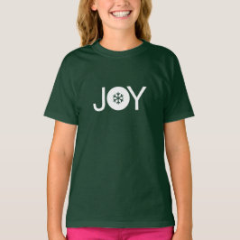 Camiseta de Joy Kids de Natal Verde
