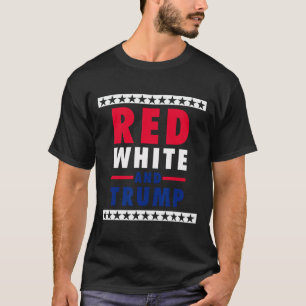 Camiseta De Julho, Red White E Trump