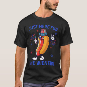 Camiseta De Julho Wieners Eua American Flag Patriotic Men B