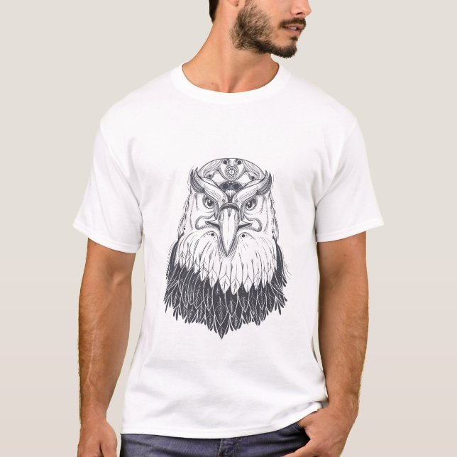 Camiseta de karatê eagle fang (Frente)