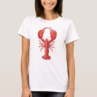 Camiseta de lagosta para mulheres que apoiam JBP