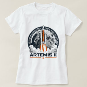 Camiseta de Lançamento de Foguete da Missão Espaci