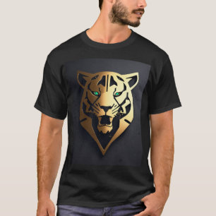 Camiseta de leão para homens