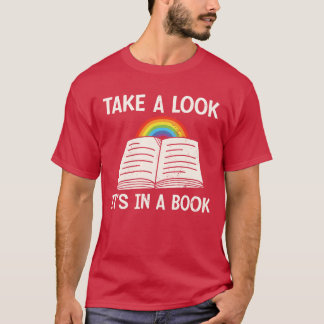 Camiseta de leitura alegria arco-íris professor es