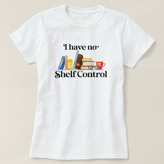 Camiseta de leitura de livro com trocadilho (Frente do Design)