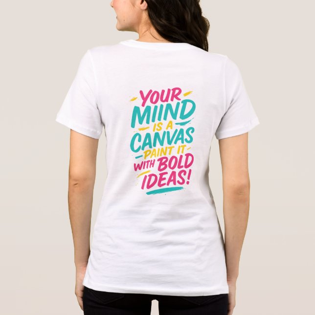 Camiseta de Lettering com Pincel Artístico –  (Verso)