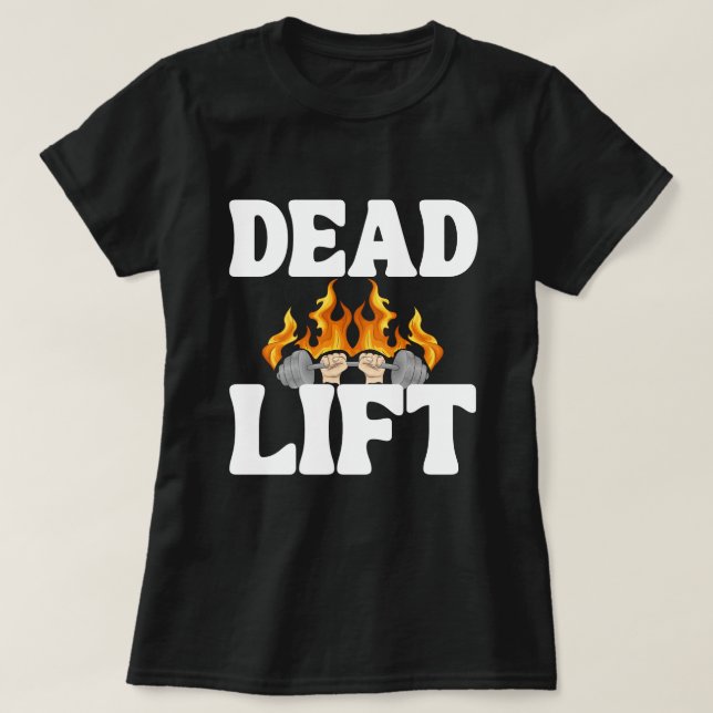Camiseta de Levantamento de Peso, Capa de Bomba de (Frente do Design)