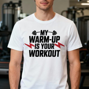 Camiseta de Levantamento de Peso com Sarcasmo para