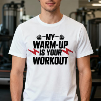 Camiseta de Levantamento de Peso com Sarcasmo para