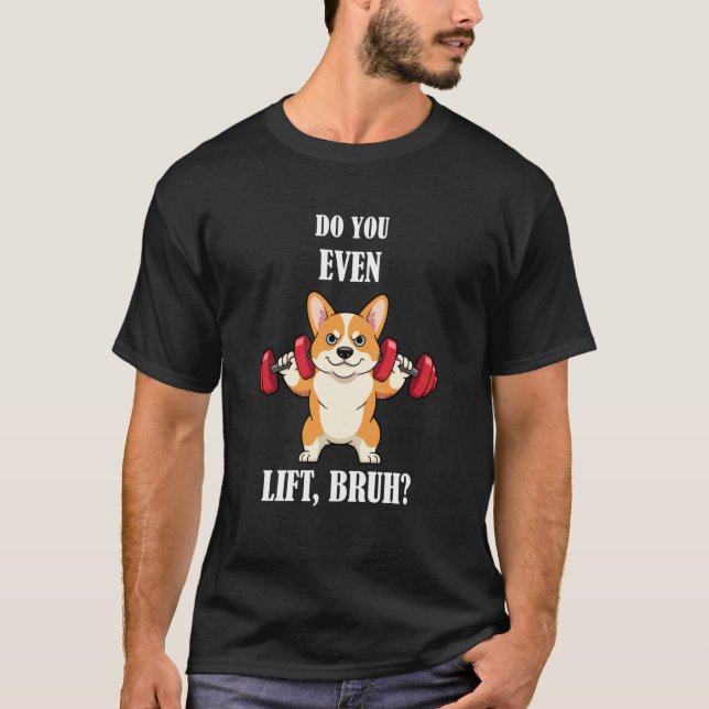 Camiseta de Levantamento de Peso Corgi Treino Acad (Frente)