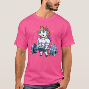 Camiseta de levantamento de peso Unicórnio Academi