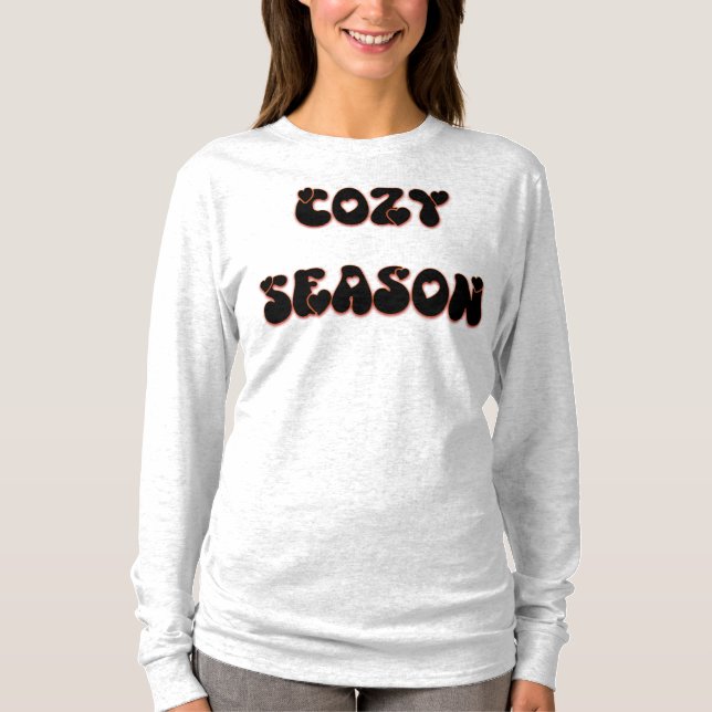 Camiseta de Leve Longa da Feira de Cozy, Cozy (Frente)