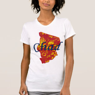 Camiseta de Leve Longa do Chade