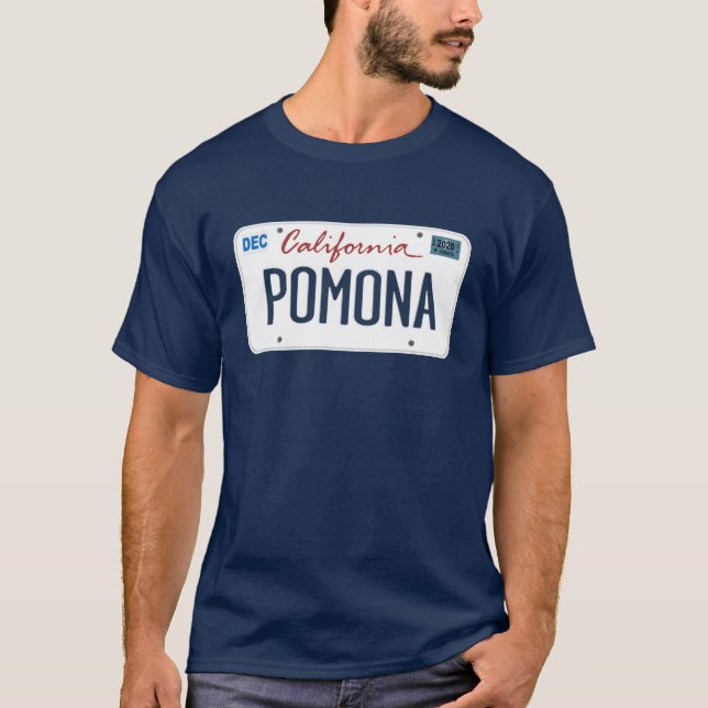 Camiseta de Licença Pomona California T (Frente)