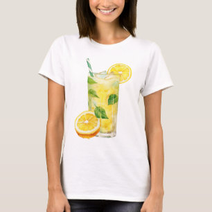 Camiseta de Limonada – Gráfica de Bebida de Verão