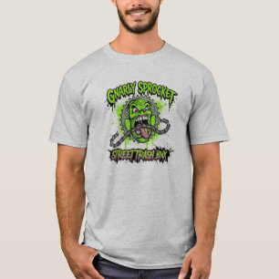 Camiseta de lixo de rua da engrenagem Gnarly